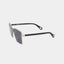 ALDA SUNGLASSES SHINY SILVER BLACK