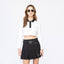 CARBY POLO CROP TOP WOMEN WHITE