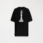 CARLIER T-SHIRT OVERSIZED MEN BLACK