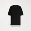 DAFFIELD T-SHIRT OVERSIZED MEN BLACK