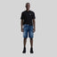 PLUG BLUE DENIM SHORT - Monastery