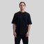 FELTZER T-SHIRT OVERSIZE BLACK - Monastery
