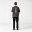 CARLIER T-SHIRT OVERSIZED MEN BLACK OYSTER