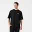 CARLIER T-SHIRT OVERSIZED MEN BLACK