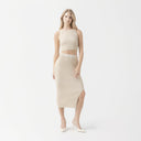 ANISTON SKIRT WOMEN GOLD