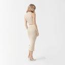 ANISTON SKIRT WOMEN GOLD