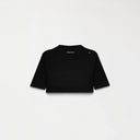 APHRA CROP TOP WOMEN BLACK METEORITE L/G