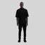 BARCHETTA T-SHIRT OVERSIZE BLACK - Monastery
