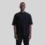 CRESCENT BLACK T-SHIRT OVERSIZE - Monastery