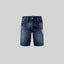 WHEELS DENIM SHORT MEN BLUE DENIM - Monastery