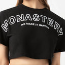 DUSTY CROP TOP WOMEN BLACK