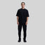 FAENZA T-SHIRT OVERSIZE BLACK - Monastery