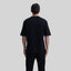 FELTZER T-SHIRT OVERSIZE BLACK - Monastery