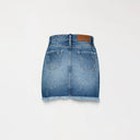 FLORA SKIRT WOMEN BLUE DENIM
