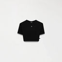 GODIVA CROP TOP WOMEN BLACK