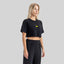 HARPER BLACK CROP TOP - Monastery