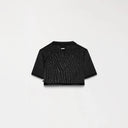 HAZEL CROP TOP WOMEN BLACK