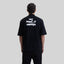 JAGUAR T-SHIRT OVERSIZE BLACK - Monastery