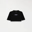 KISWA CROP TOP WOMEN BLACK METEORITE