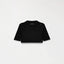 KISWA CROP TOP WOMEN BLACK METEORITE