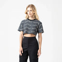 ISOLDEN CROP TOP WOMEN BLACK METEORITE L/G