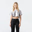 LENA CROP TOP WOMEN SILVER