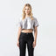 LENA CROP TOP WOMEN SILVER