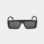 MSS2404-C1-52 IKER SUNGLASSES MEN BLACK SHINY GOLD SOLID GREY