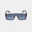 MSS2404-C7-52 IKER SUNGLASSES MEN TRANSPARENT GREY SHINY SILVER GRADIENT BLUE