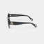 MSS2404-C1-52 IKER SUNGLASSES MEN BLACK SHINY GOLD SOLID GREY