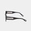 MSS2402-C1-53 MAIA SUNGLASSES WOMEN BLACK SHINY SILVER GRADIENT GREY