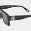 MSS2404-C1-52 IKER SUNGLASSES MEN BLACK SHINY GOLD SOLID GREY