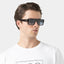 MSS2404-C7-52 IKER SUNGLASSES MEN TRANSPARENT GREY SHINY SILVER GRADIENT BLUE