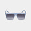 MSS2408-C5-56 ADUR SUNGLASSES MEN MILKY BLUE SHINY SILVER GRADIENT GREY