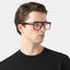 MSS2408-C1-56 ADUR SUNGLASSES MEN BLACK SHINY SILVER PINK
