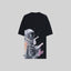 CRESCENT BLACK T-SHIRT OVERSIZE - Monastery