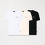 PANTRO PACK T-SHIRT MEN BLACK-WHITE-WHITECAP GRAY