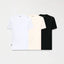 PANTRO PACK T-SHIRT MEN BLACK-WHITE-WHITECAP GRAY