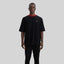 RAIDEN T-SHIRT OVERSIZE BLACK - Monastery