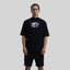 ROUGE T-SHIRT OVERSIZE BLACK - Monastery