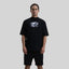 ROUGE T-SHIRT OVERSIZE BLACK - Monastery