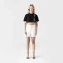 SEIKO CROP TOP WOMEN BLACK
