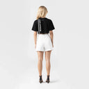 SEIKO CROP TOP WOMEN BLACK