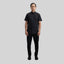 ASTON SHIRT SPORT SHORT SLEEVE BLACK - Monastery