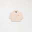 CAMISETA CORTA SUTTON BEIGE FRENTE - MONASTERY