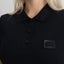 SUZUKA T-SHIRT POLO WOMEN BLACK - Monastery