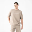 VIKRANT BURDA SHORT MEN TAUPE GRAY