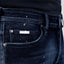 WHEELS DENIM SHORT MEN BLUE DENIM - Monastery