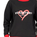 XENA BLACK SWEATSHIRTS OVERSIZED
