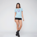 HUNGRIA T-SHIRT WOMEN BLUE - Monastery